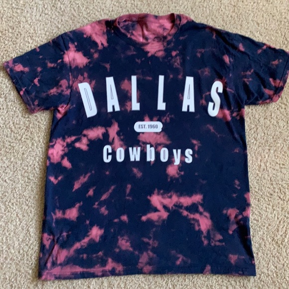 Fruit of the Loom Tops - CUSTOM MADE Acid Wash Dallas Cowboys T-Shirt